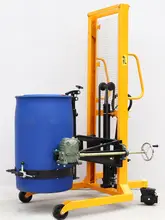  Weighing and lifting drum stacker/handling and unloading truck/iron barrel dumping iron-plastic universal flip forklift 