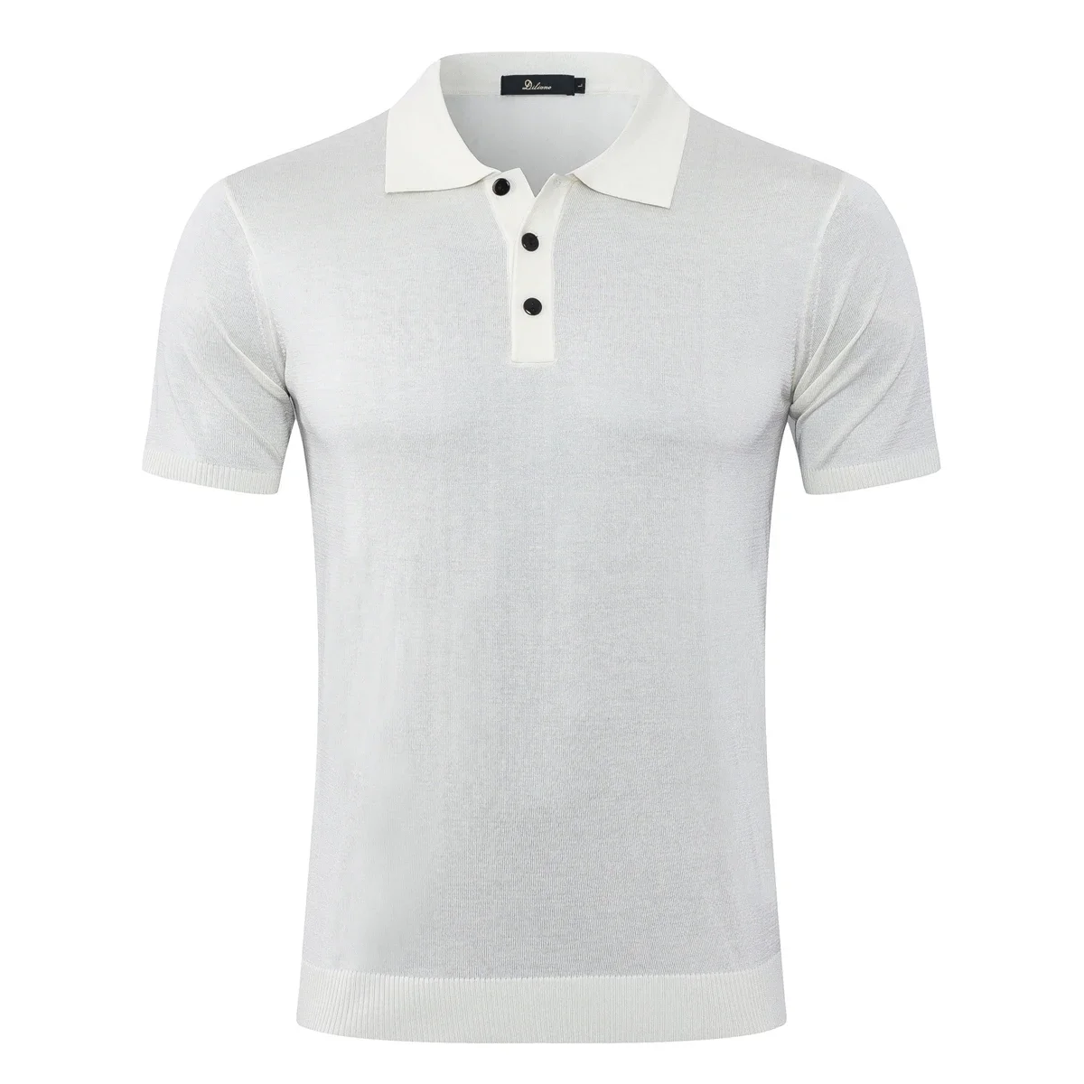 OECHSLI T-shirt Silk 2025 New Men's short Sleeve Breathable Elastic and Wrinkle Resistant Suitable for Adults  Big Size M-5XL 3