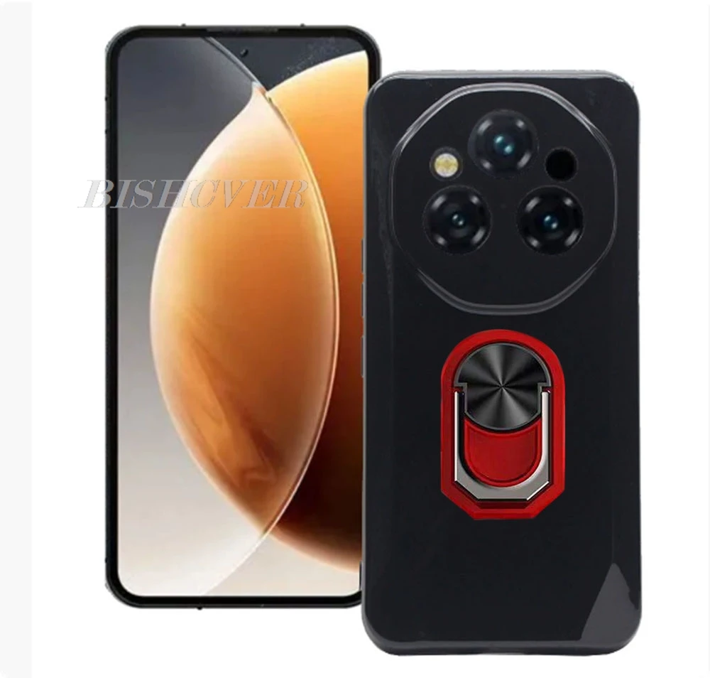 Enhanced Durable Back Ring Holder Bracket Phone Case with TPU Soft Silicone Cover - 6.7 5G Smartphone Accessory