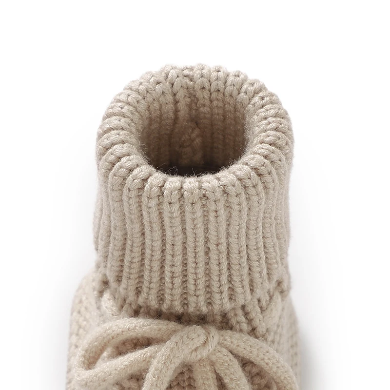 Fashion Infant Baby Boy Socks Shoes Pure Color Anti Slip Knit Newborn Girls Floor First Walkers Casual Outdoor Children Booties 4