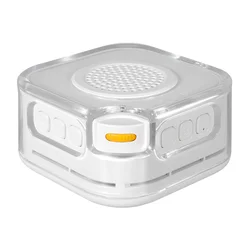 Soothing White Noise & Night Light Bluetooth Speaker for Relaxation and Sleep Aid (White)