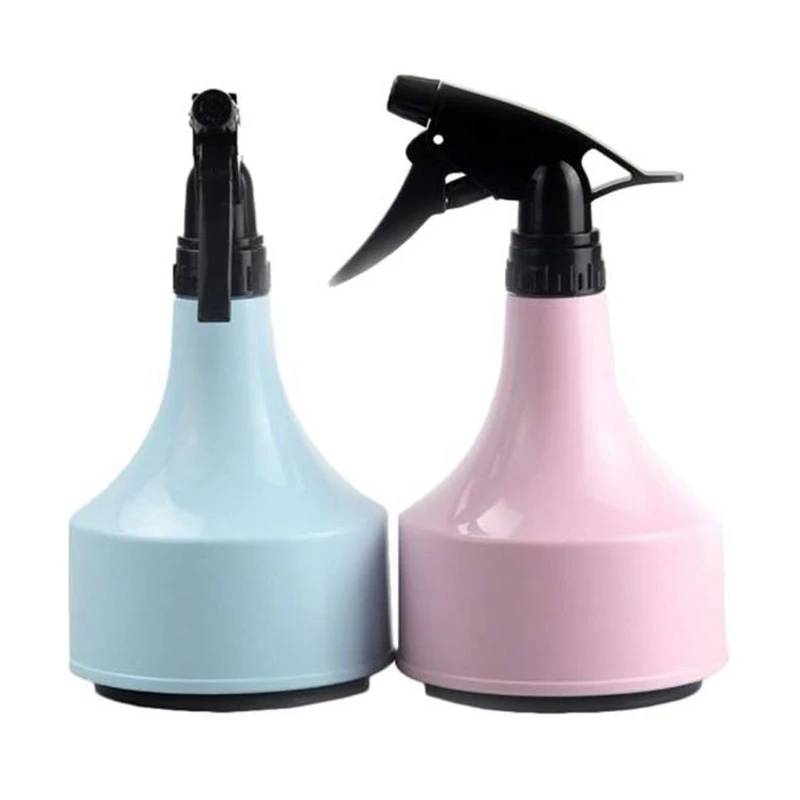

2 Pcs Watering Spray Bottle 600Ml Pressing Sprayer Bottles Handheld Spray Bottles For Outdoor Household (Pink,Blue)