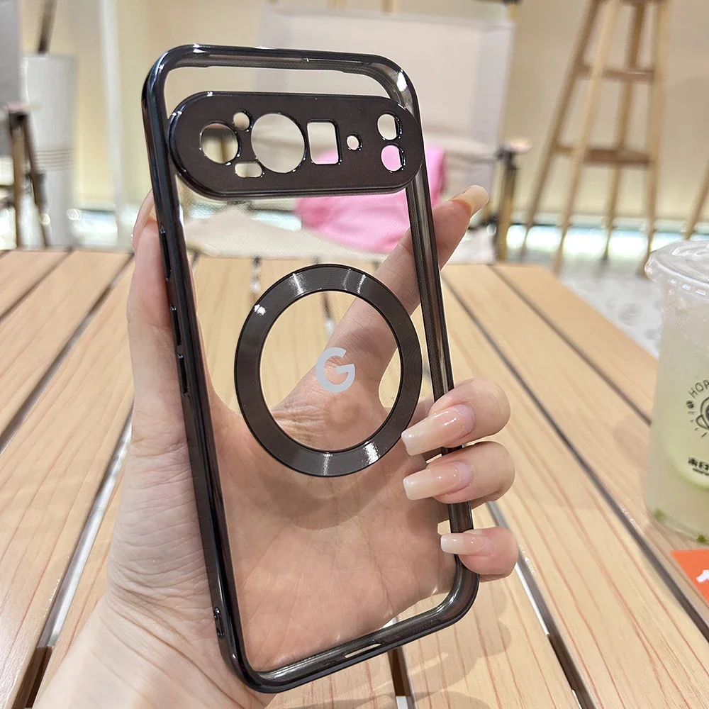 Magsafe غطاء حماية خلفي لهاتف جوجل بيكسل 10 9 برو...