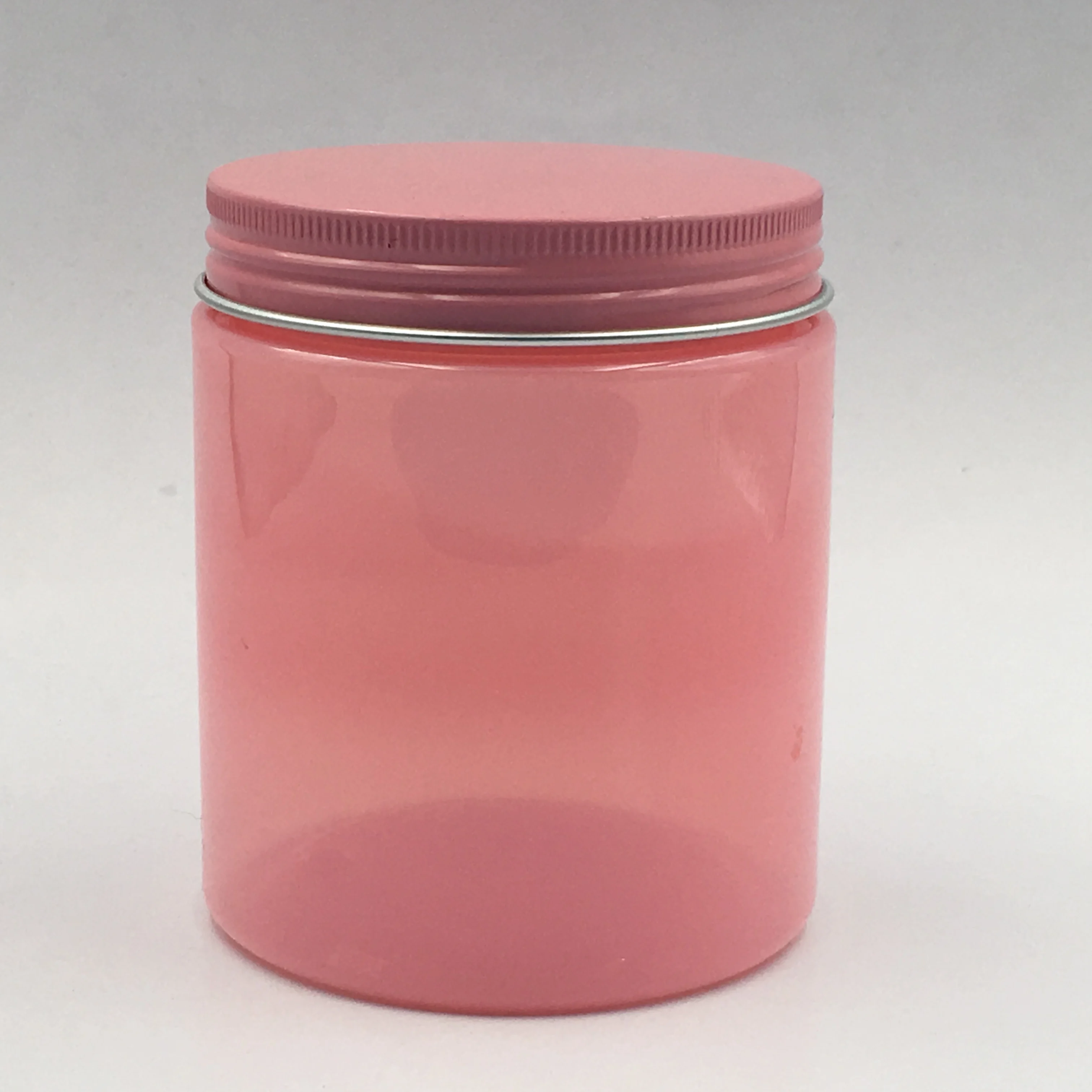 250ml Pink Cream Bottle Girl's Candy Container PET Bottle Cookie