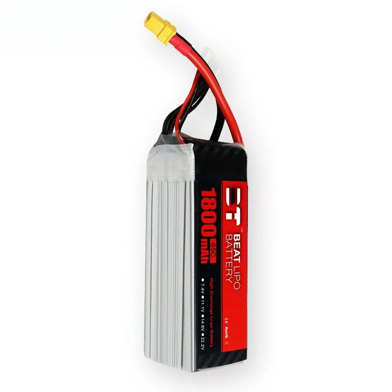 Batterie Drone 6S 22.2V 1800mAh 65C XT60/T Plug pour RC FPV