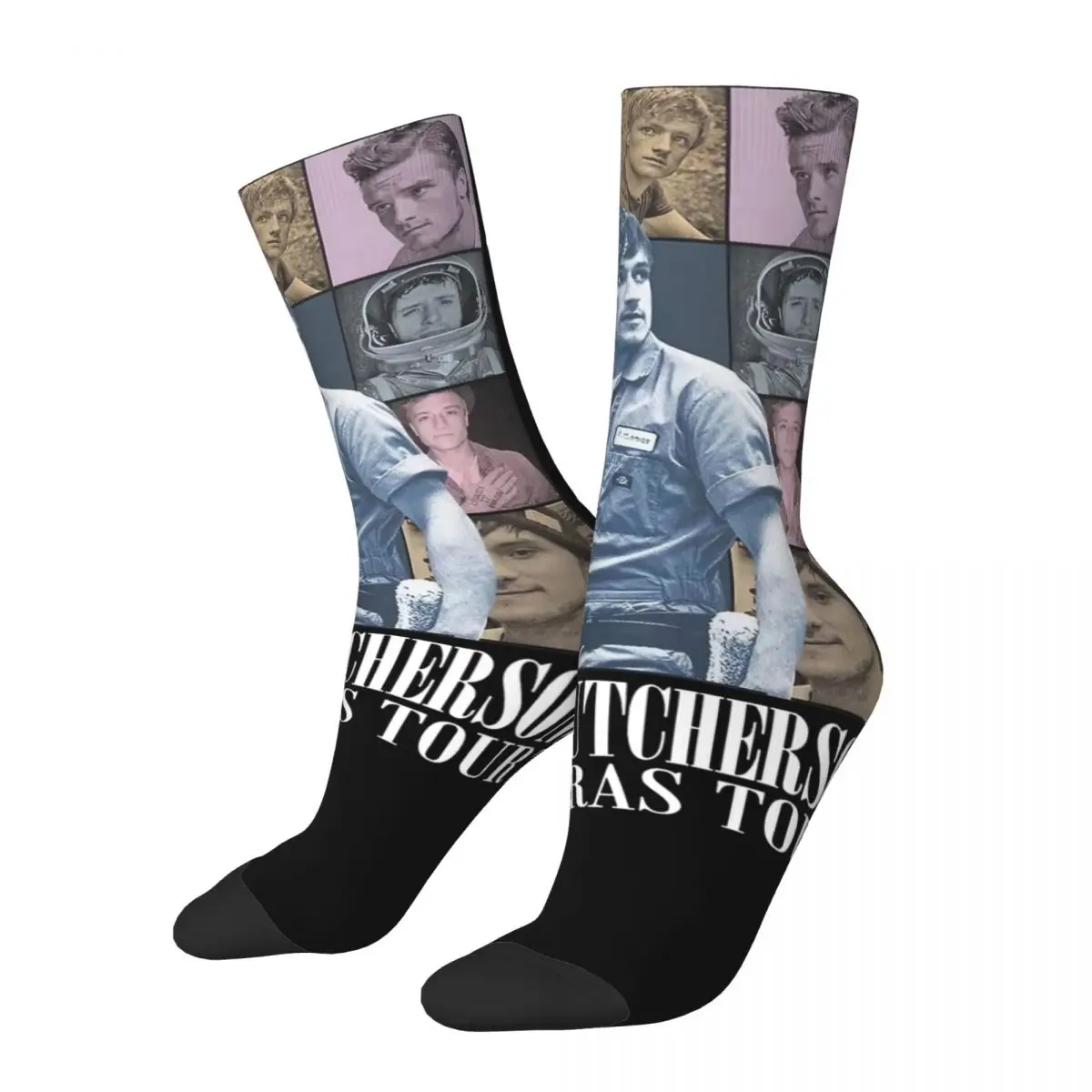 

Happy Funny Male Men Socks Harajuku Josh Hutcherson The Eras Tour Sock Graphic Women's Stockings Spring Summer Autumn Winter