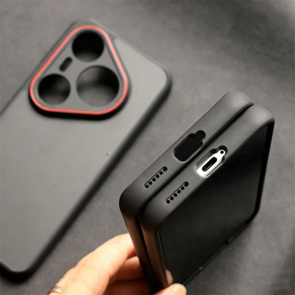 Luxury Matte Translucent 360° Rotating Magnetic Bracket Case Cover