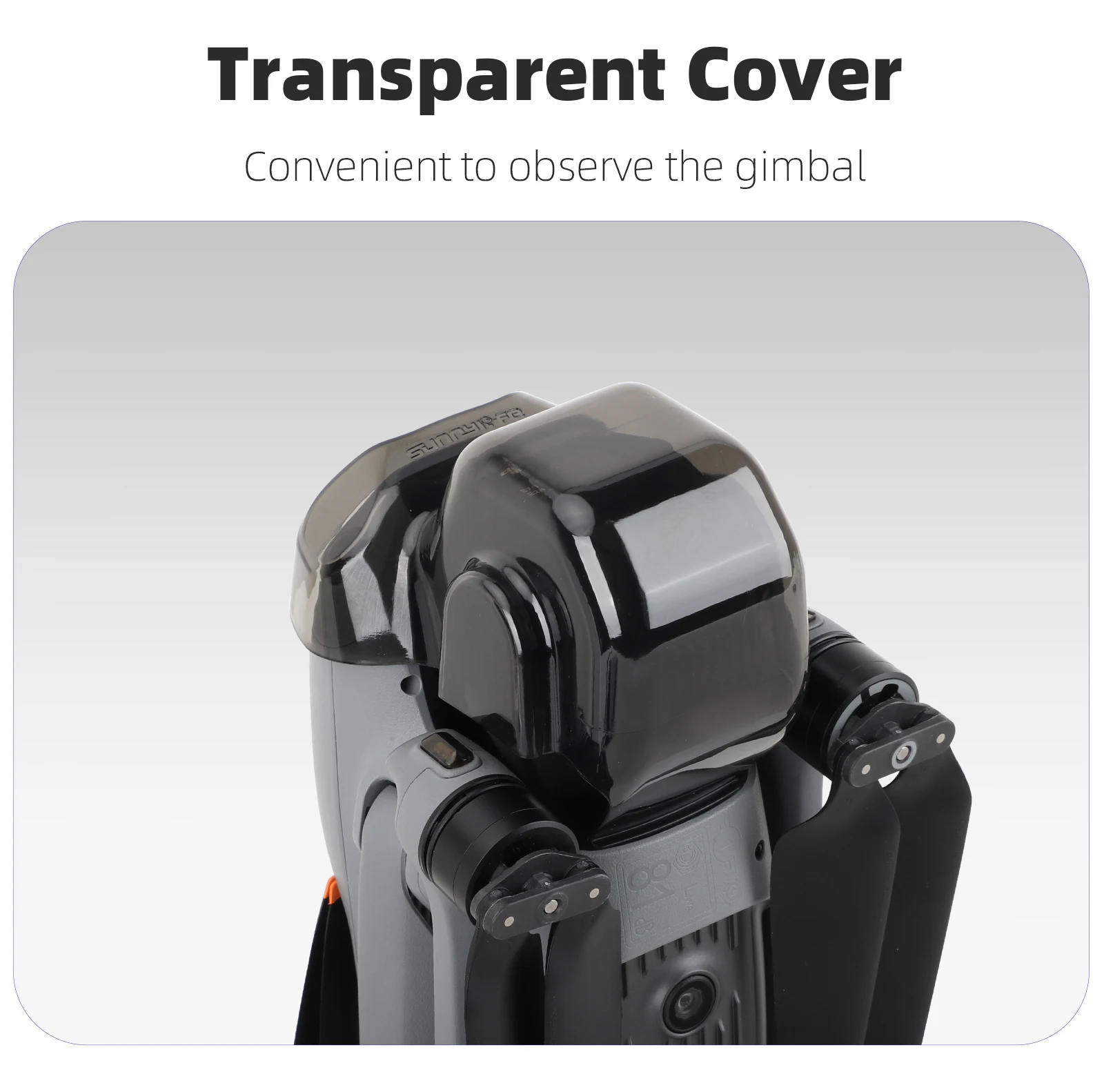 Description Picture 5 of itemIntegrated Gimbal Protector Cap for DJI Air 3s Gimbal Sensor Integrated Protective Cover Lens Cap for Air 3s Drone Accessories