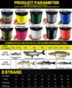 JOF X8 Upgrade Braid Fishing Lines Super Strong 8 Strands Multifilament PE Line 300M 500M 1000M Japan 18LB-78LB Pesca Metal JIG 4