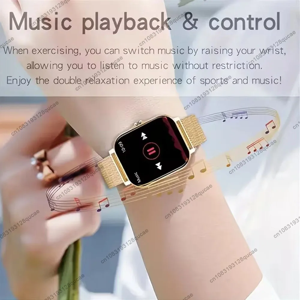 2026 Smart watch with full touch screen, call, message reminder, music control and other functions, compatible with ios/android 2