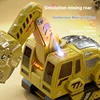 New Children's Electric Remote Control Excavator Toy Car Boy Simulation Dinosaur Excavator Automotive Engineering Vehicle 4