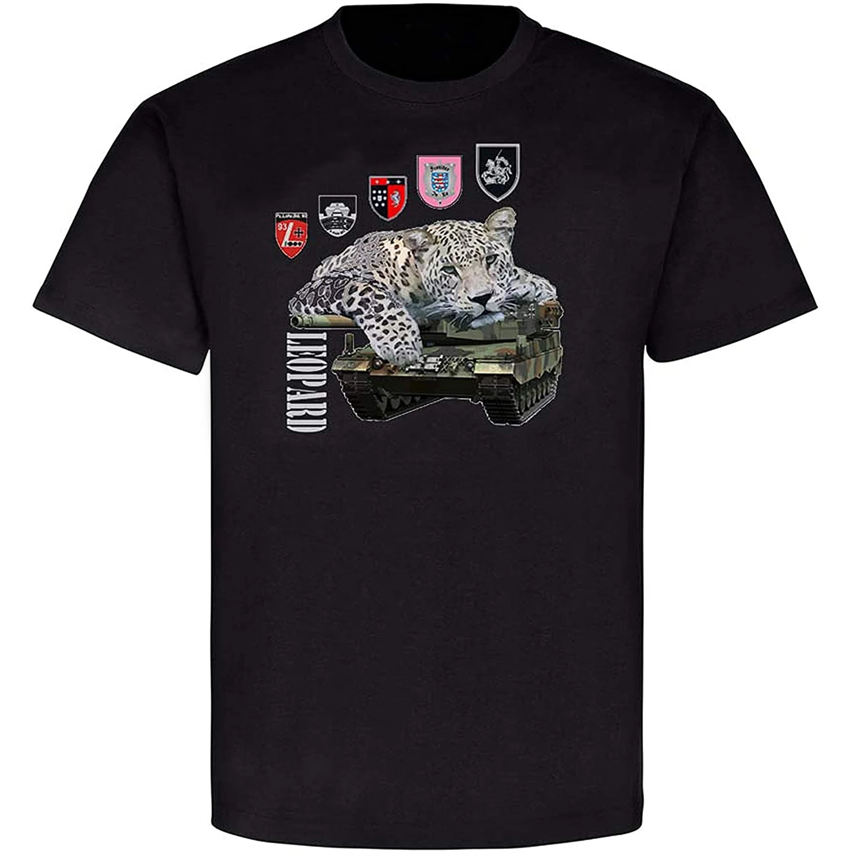 

German Federal Army Bundeswehr Panzer Unit Leopard Tank T Shirt. Short Sleeve 100% Cotton Casual T-shirts Loose Top Size S-3XL