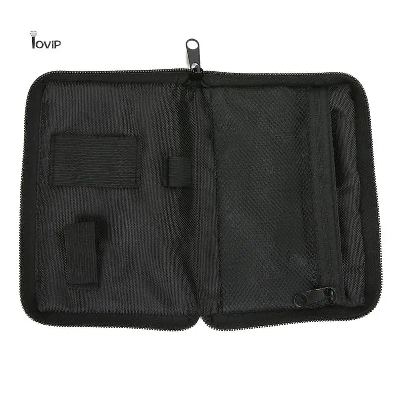 

Portable Blood Glucose Meter Storage Bag Blood Pressure And Oxygen Meter Carrier Organizer Black Zipper Storage Bag Household