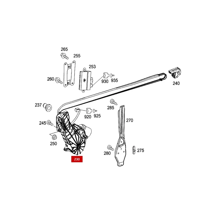 Porte Coulissante Toit Panneau De Réparation / Droit Mercedes Vito 1996-2003