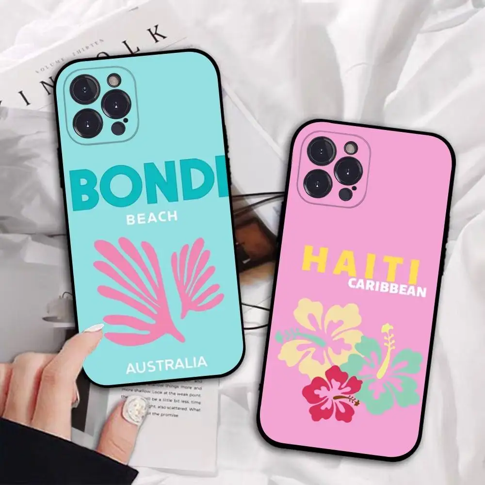 Tropical Oasis TPU Soft Phone Case
