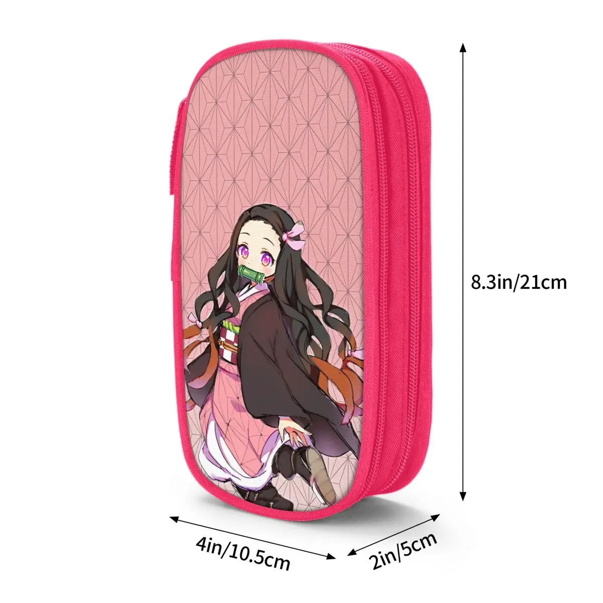 Demon Slayer Nezuko Kamado pencil cases pencilcases pen large storage pencil bags school supplies zipper stationery