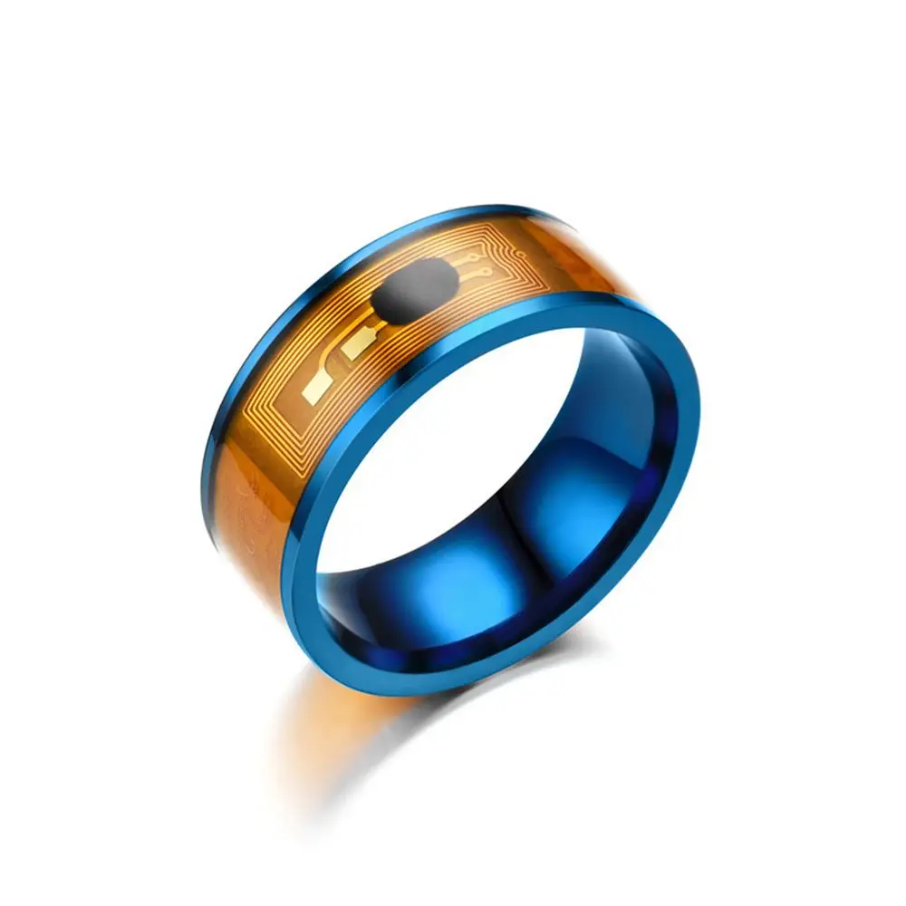 NFC Smart Finger Digital Ring Wear Connect Android Phone Equipment Rings Fashion Transparent,10 