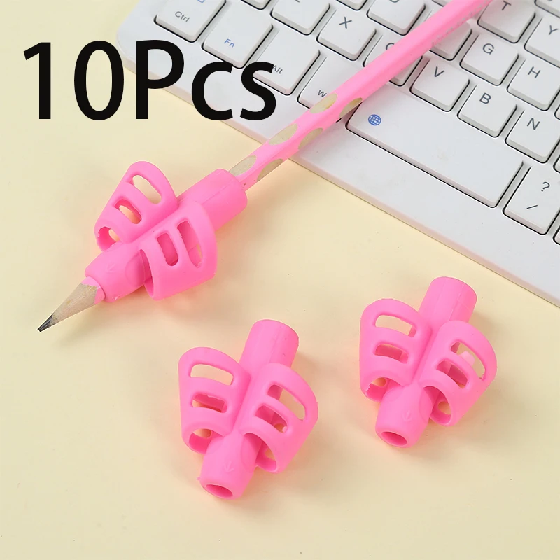 

10Pcs Pen Holding Device For Children To Learn Beginners Primary School Students Pencil Correction Holding Posture