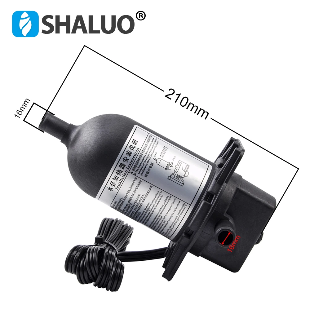 Diesel generator engine parts Diesel Generator Water Heaters AC110V 220V Self-circulating Engine Preheater Electric Water Heater Thermostat Genset Parts