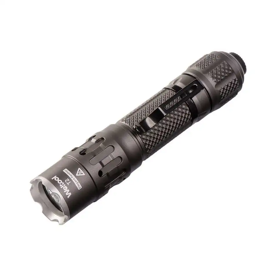 新品Weltool T2 LED Flashlite 3000mAhバッテリー付 Weltool T2 “Elegant Panther”Compact 18650 flashlight - AliExpress