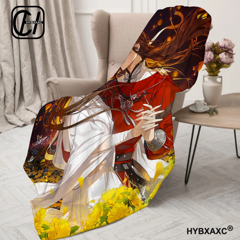 Heaven official’s blessing anime Popular BL Comics throw blanket sofa bed office nap blanket Personalized customized gifts 4