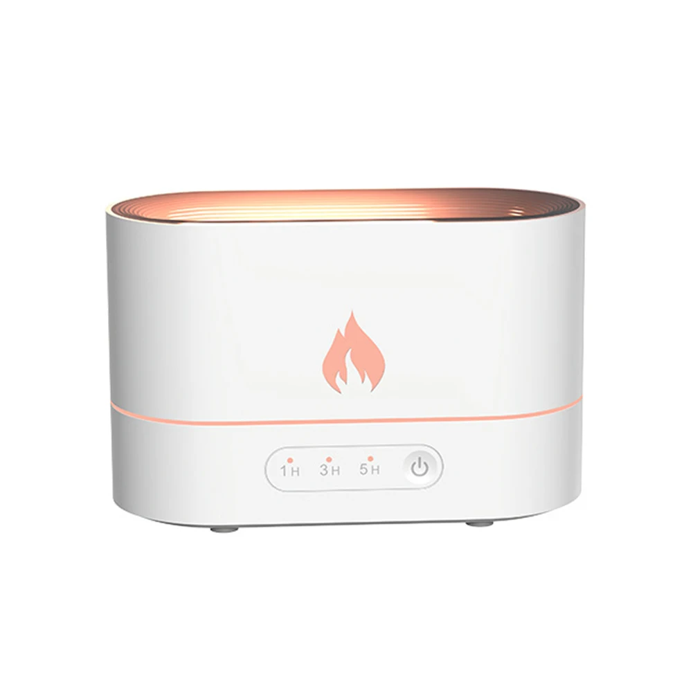 250ml Essential Oil Diffuser with Timer Flame Aromatherapy Diffuser Super Quiet with Auto Off Protection for Home Office Bedroom