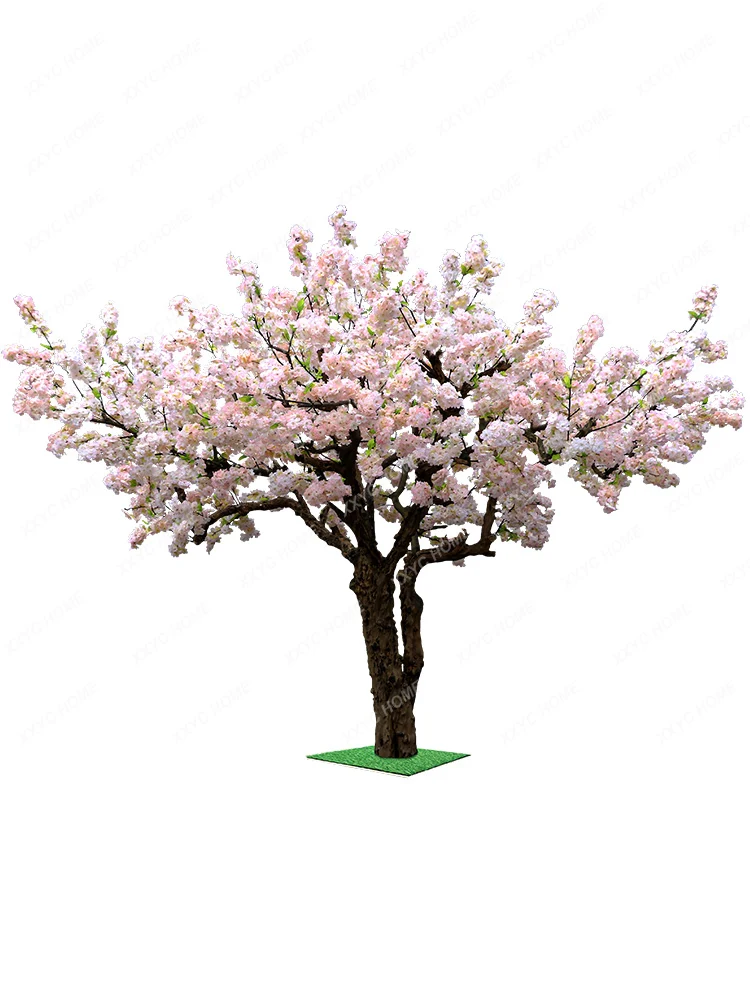 

Artificial Cherry Tree Peach Tree Large Floor Imitative Tree Decoration Plant Floriculture Fake Trees Wishing Tree