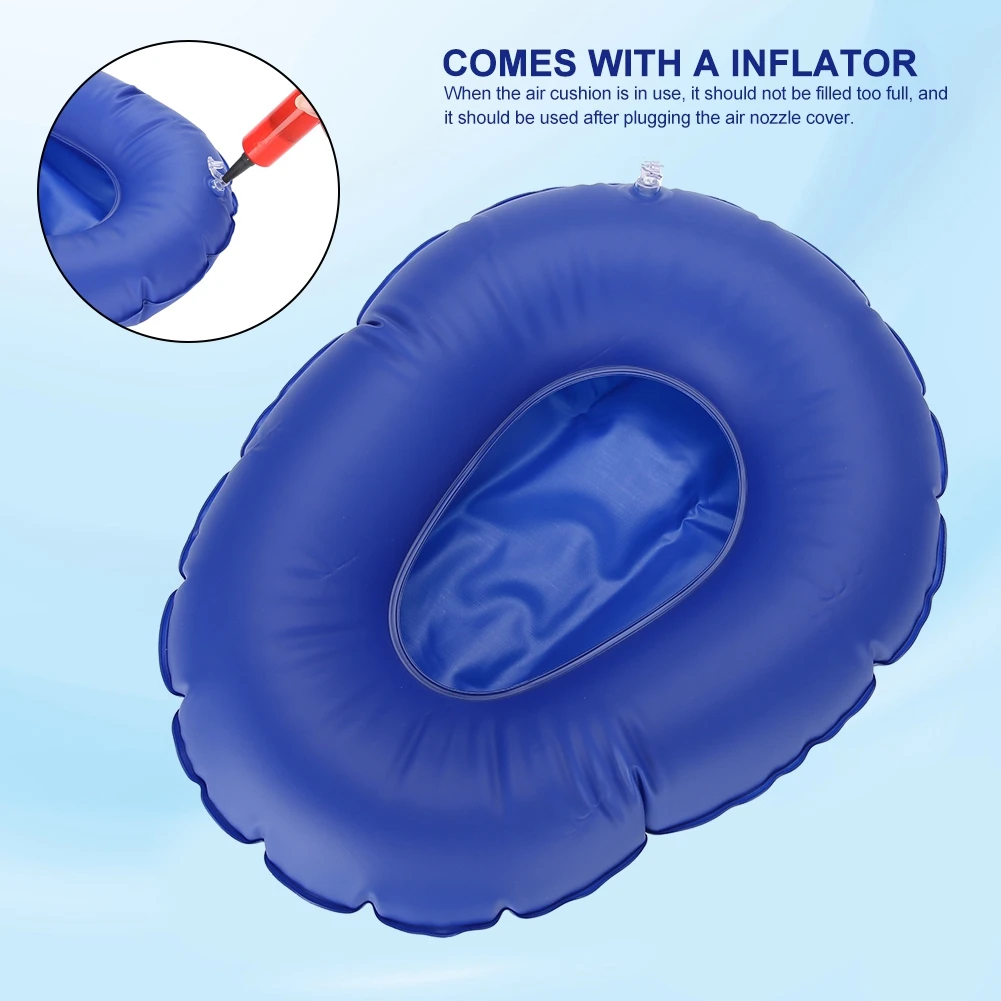 Washable Inflatable Bedpan Anti Bedsore Urinals Stool Toilet Decubitus Cushion Elderly Bedridden Patients