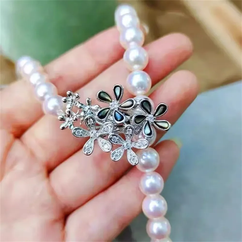 

Женская цепочка из серебра 925 пробы, с жемчугом