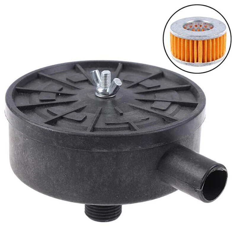

Air Filter Silencer Filter Element Air Compressor Male Thread Canister Filter
