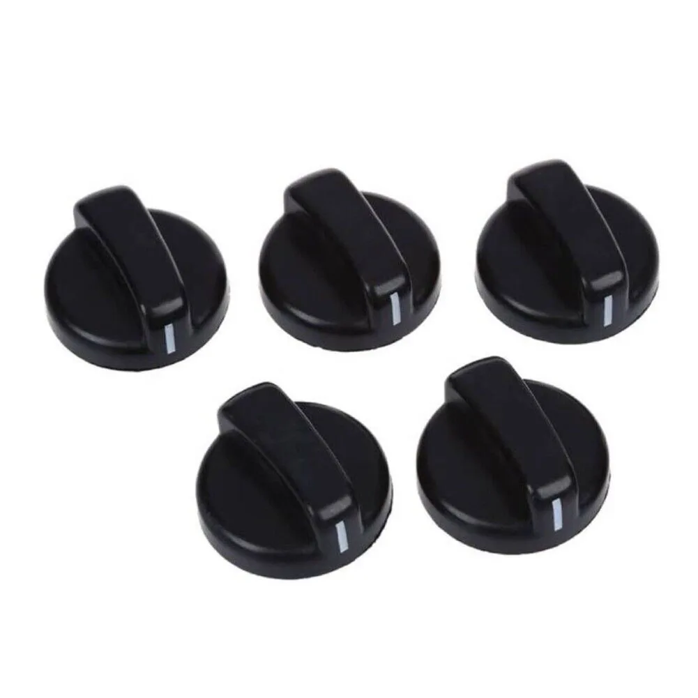8mm Replacement Switch Knob Gas Stove Control Knob Plastic General Range Oven Cooker Hob Benchtop Burner 5pcs gas stove control knobs