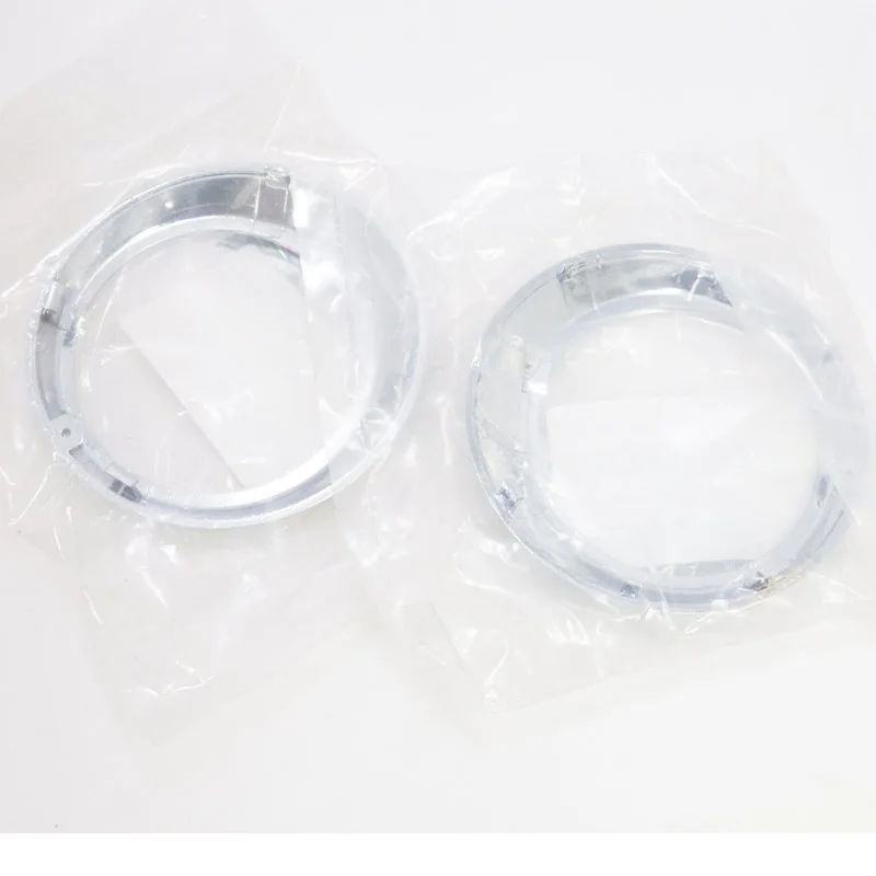 

original 2 pcs LH+RH Chrome front Fog Light Lamp Cover Ring for Tiburon Coupe 2003-2004 OEM 865532C000 865542C000 high quality