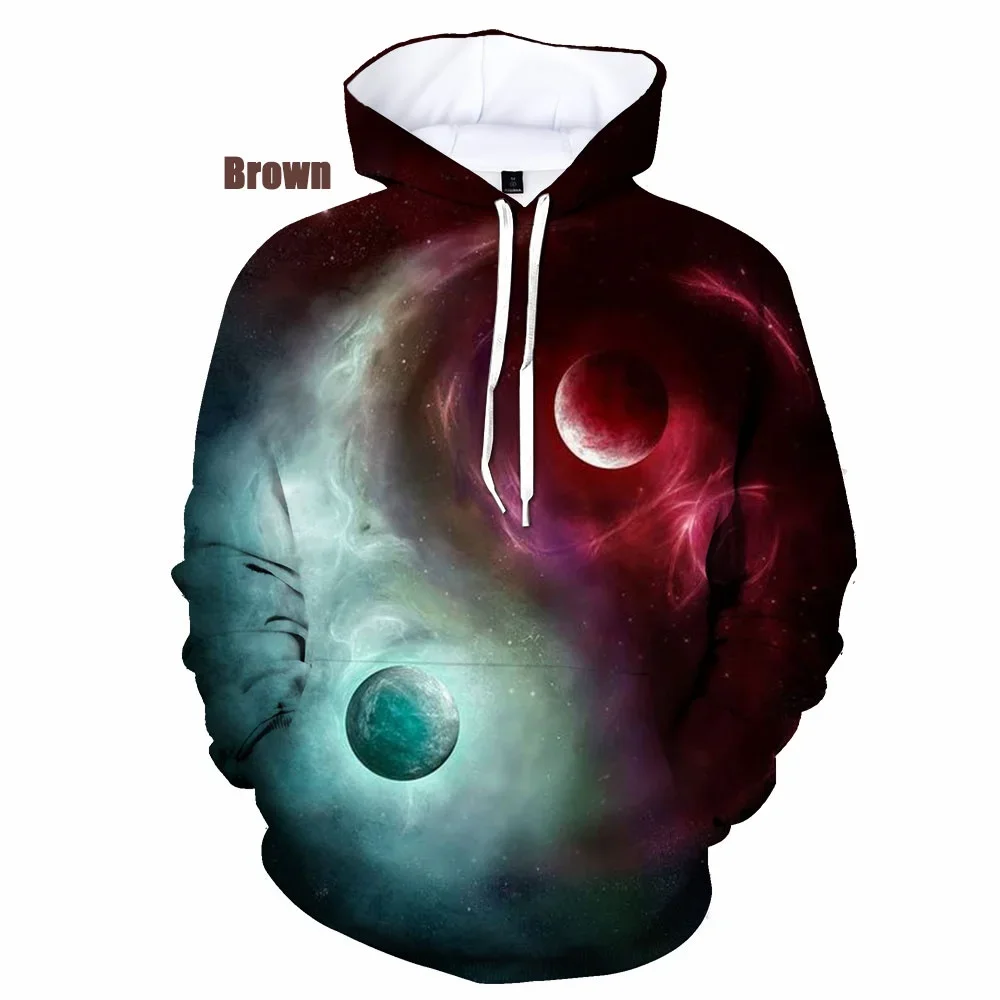 2024 Newest Fashion Yin Yang 3D Printing Men Women Hoodies Yin Yang Gossip Printed Casual Adult Sweatshirt Hoodie Size S-6XL 6