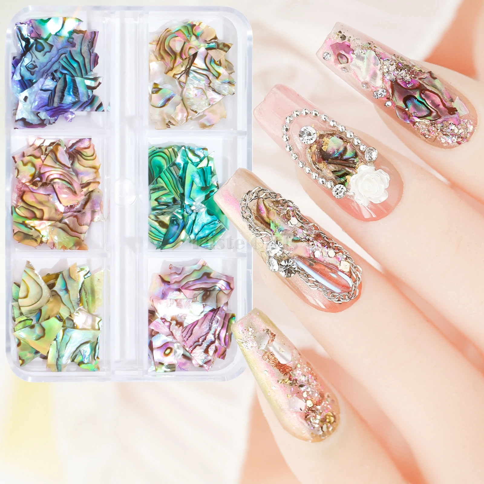 Colorful Mixed Sea Shells Nail Flakes False Nails 3D DIY Crafting Nail  Decorations Nail Art Shells Nail Sequins Sea Shells Nail Flakes For Nail  Art