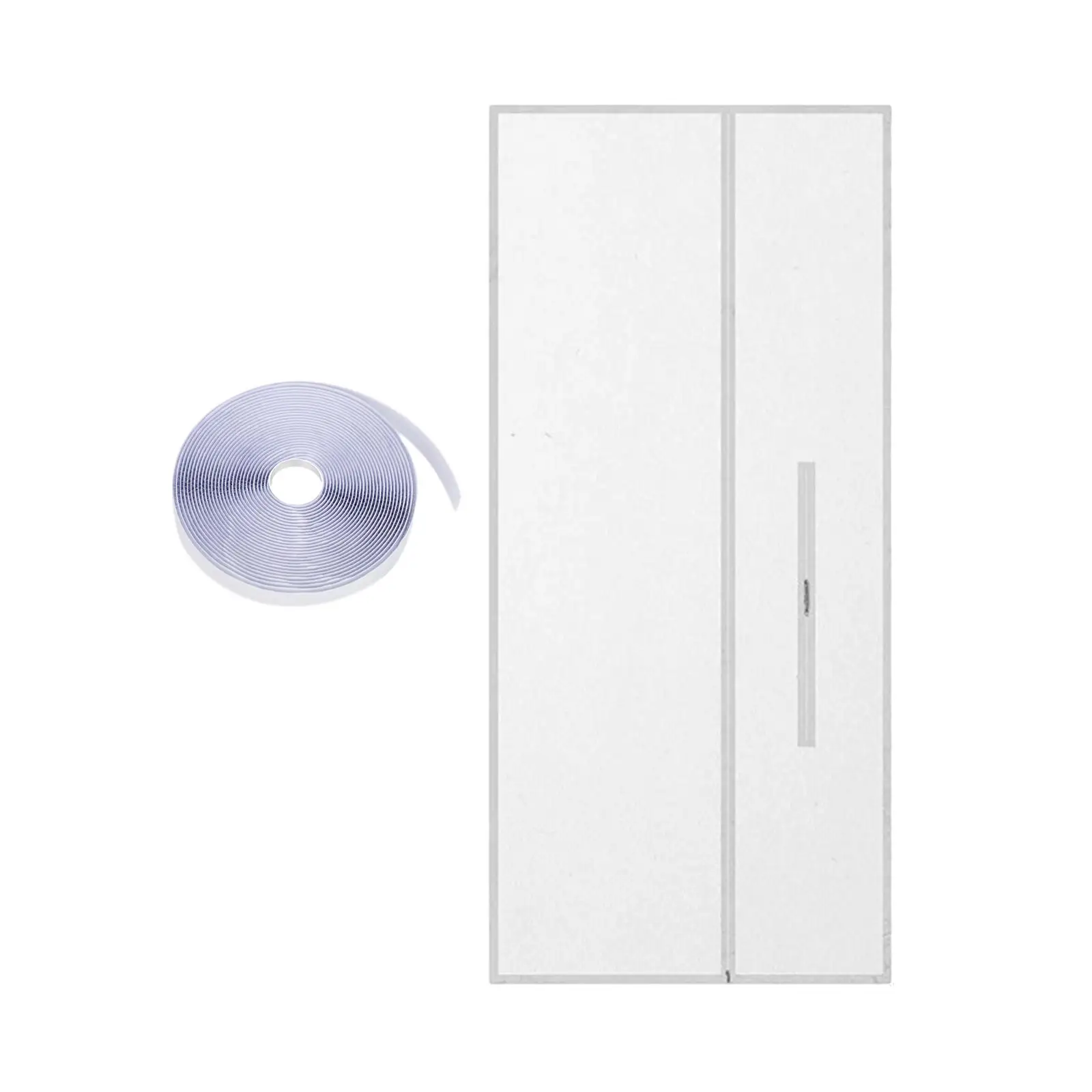 Zipper Door Seal for Portable Air Conditioner and Tumble Dryer Air