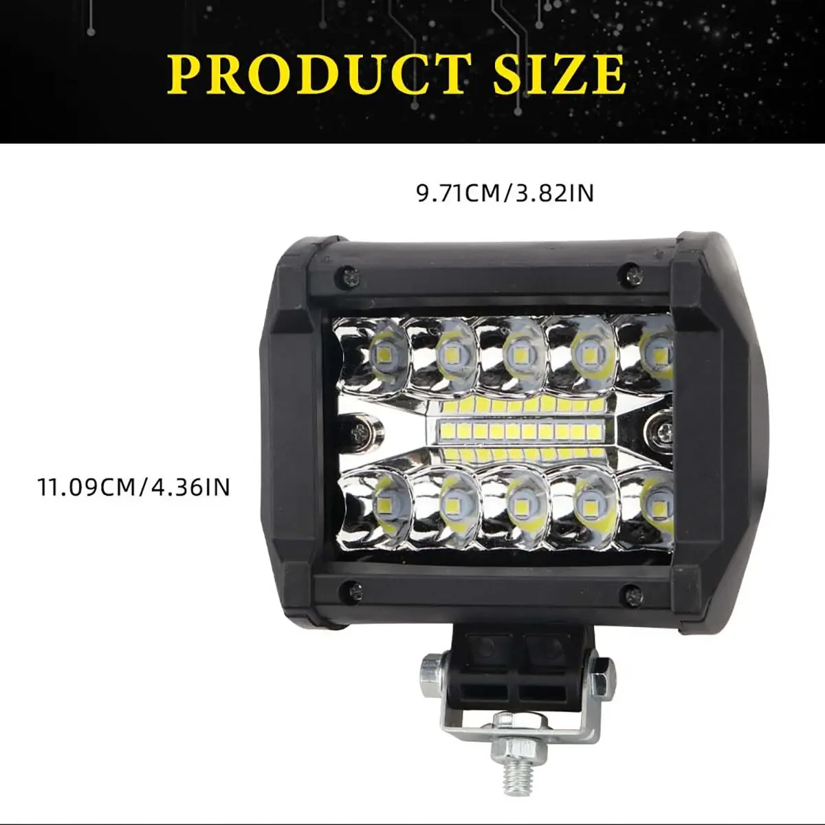 Waterproof LED Work Light for Offroad Vehicles