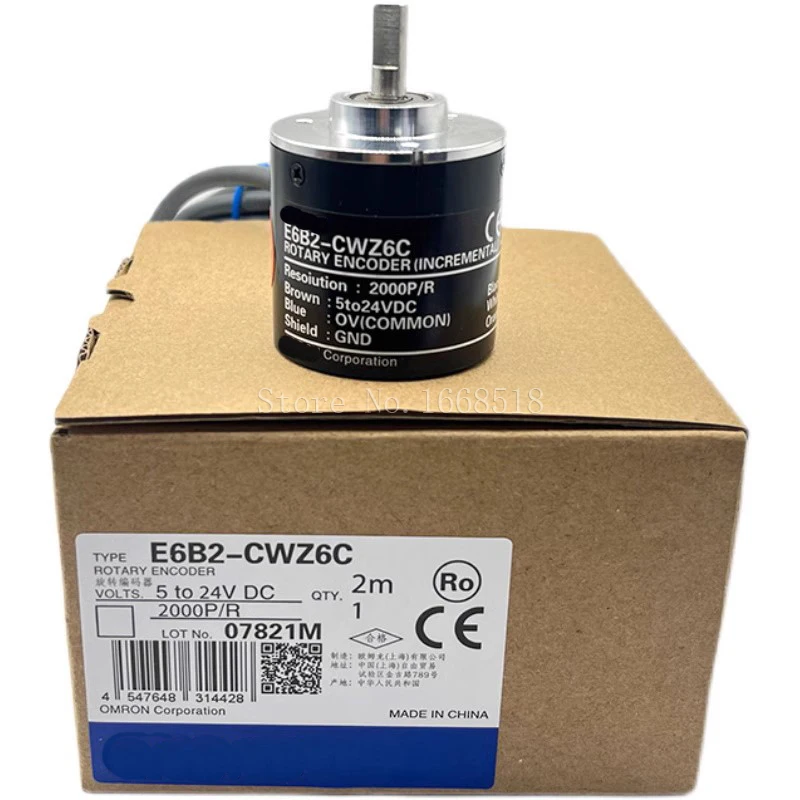 Free Shipping E6B2CWZ6C Optical Rotary encoder E6B2-CWZ6C 2500 2000 1800 1024 1000 600 500 400 360 200 100 60 40 30 20P/R 5-24V