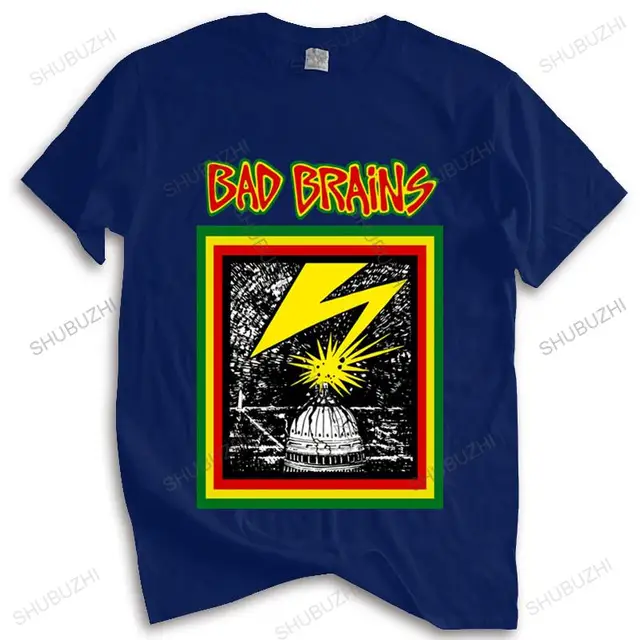 Tee Shirt Men Bad Brains, Us Hardcore Punk Shirt