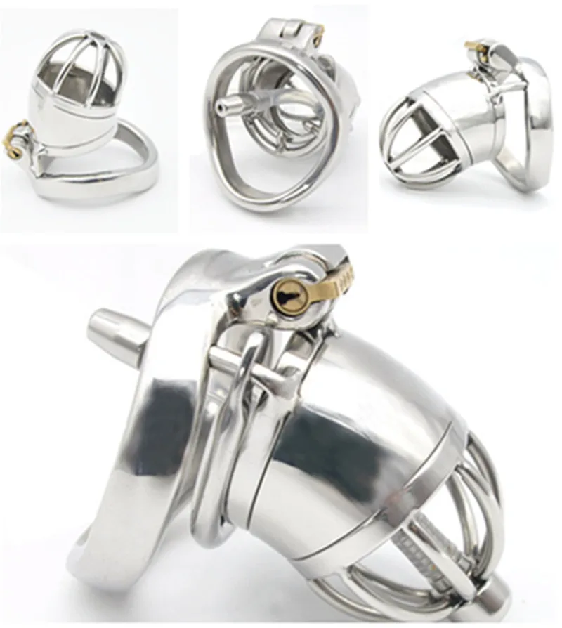 

HotX Lockable Stainless Steel Chastity Cage Breathable Urethral Plug Anti-off Penis Rings Erotic Cock Cage Male Magic Sex Toy