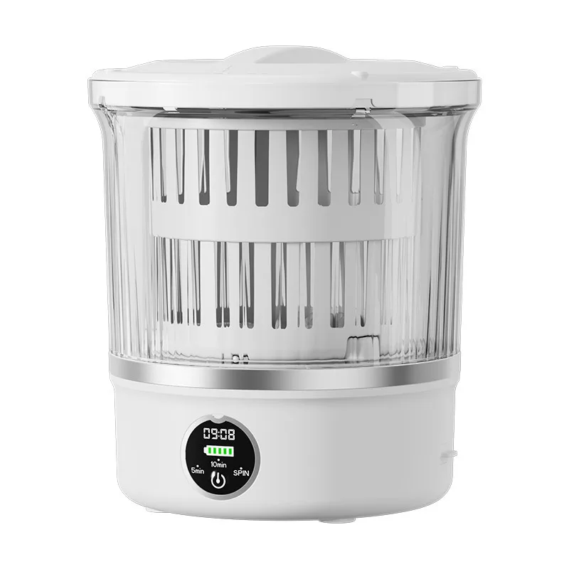 HOMEFISH Dehydrated Underwear Washing Machine Fully Automatic Dormitory Mini Mini Sock and Underwear Washing Machine 6