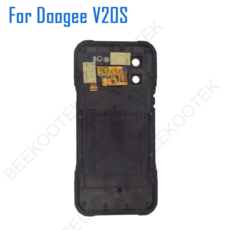 DOOGEE V20S 스마트폰 배터리 커버, 후면 커버 케이스, 유리 커버 플레이트, 접착제 포함, 신제품