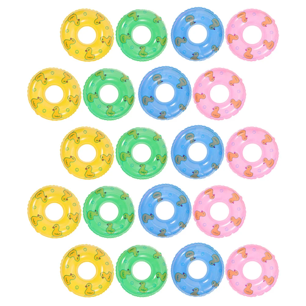

20 Pcs Inflatable Photo Props Toys Decorative Models Tiny for Girls Rings Accessories