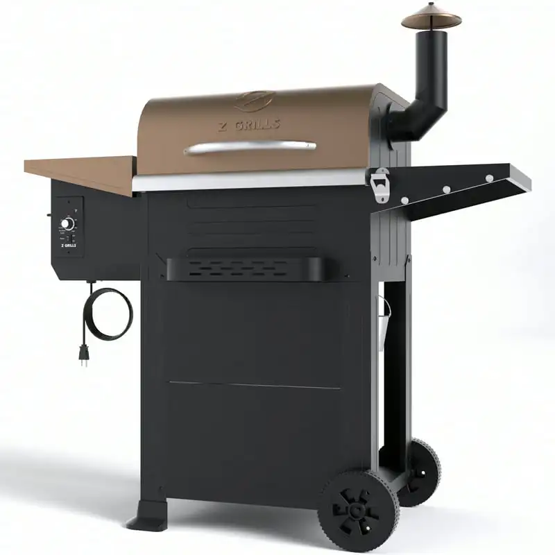 

573 sq. in. Wood Pellet Grill and Smoker, Copper