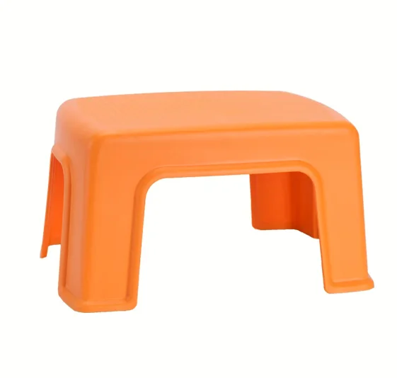 Plastic stool Plastic Stool Creative Footstool Home Furniture Bathroom Stools Children Sitting Stepping Kids Household Non-skid Thicken Poof