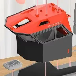 Remote Control Plastic Rescue Boat with Brushless Motor