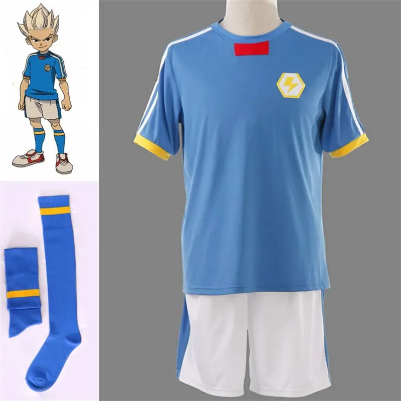 

Inazuma Eleven Cosplay Gouenji Shuuya Football Uniform Shirt Jersey Shorts Halloween Anime Cosplay Costume