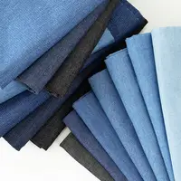 Vintage Cotton Blue Denim Fabric Light Thin Soft Cloth for DIY Dolls Clothing Jeans Dress Bag Cap Apron Crafts Manual Material
