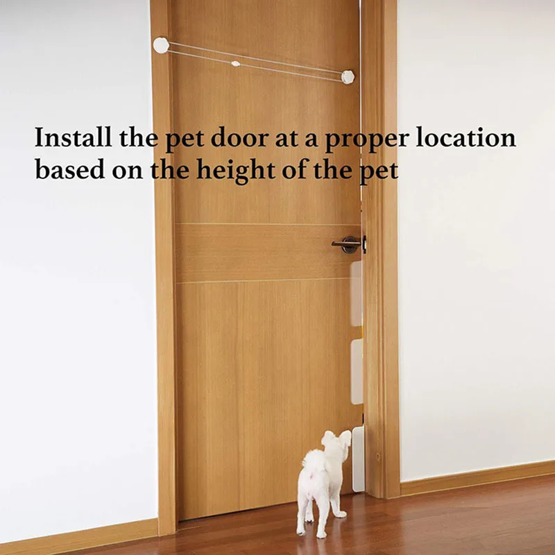 Punch-Free Dog Gate Automatic Door Closer Adjustable Pet Cat Door Gate Two-way Opener Controllable Entry Train Tool cat door,pet door