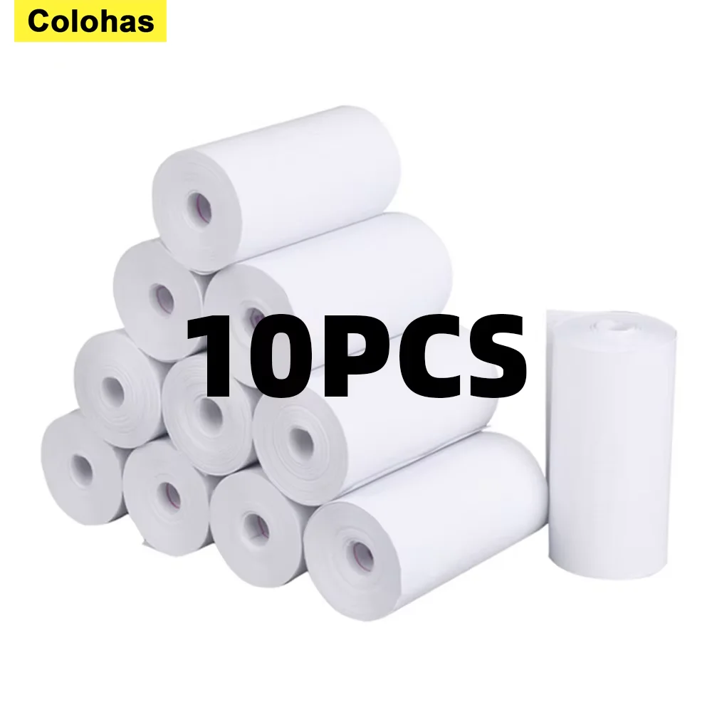 10Rolls Thermal Paper Camera Printing White Children Camera Instant Print Kids Printing Paper Replacement Accessories Parts