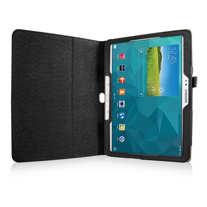 Case for Samsung Galaxy Tab S Slim Retro Folding Stand PU